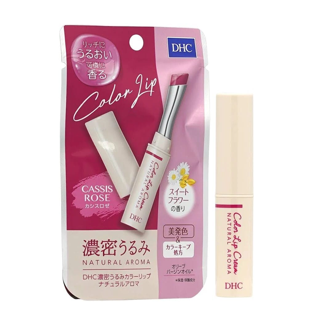 DHC Color Lip Cream Natural Aroma 1.5g #Cassis Rose , DHC Color Lip Cream Natural Aroma 1.5g #Cassis Rose ราคา , DHC Color Lip Cream Natural Aroma 1.5g #Cassis Rose  รีวิว